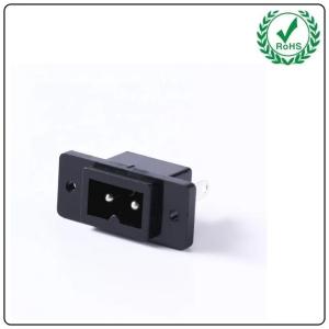 LZ-8-24 2P Power Outlet Socket IEC 320 C8 Screw Mount Inlet Plug Socket Power Connector