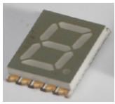 Cheap Numeric Single Digit Seven Segment Display 10.16mm For Indoor OEM ODM for sale