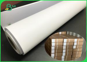 China 20LB White Bond Paper Roll Plotter Printing 80gsm CAD Engineer Drawing Paper on sale