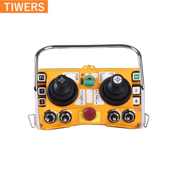 Cheap FCC Hydraulic Crane Remote Control , 330MHz Joystick Radio Remote Control for sale
