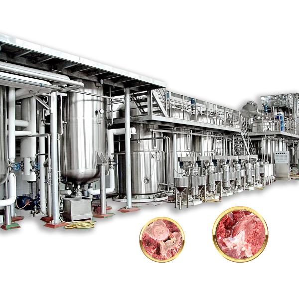 Cheap SUS304 Bone Soup Processing Line Full Auto with temporary storage system for sale