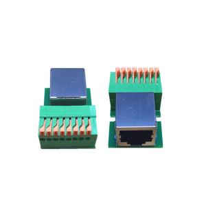 Best Ethernet RJ45 Female Connector 8P8C to Spring Crimping Terminal Blocks Adapter PCB Mounted wholesale
