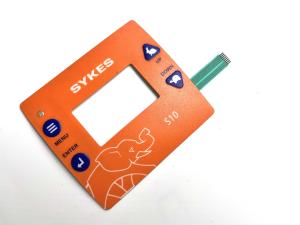 Texture Mylar Side LED Push Button On Off Switch With Molex 0.5MM Pitch