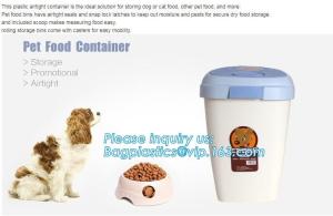 China Pet Food Storage Container - 8 Quart Capacity Bird Seed Container & Dog Food Storage, with Durable Grip Handle on sale