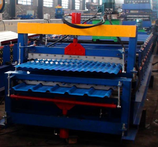 Cheap Automatic Double Layer Corrugated Sheet Rolling Machine For Building for sale