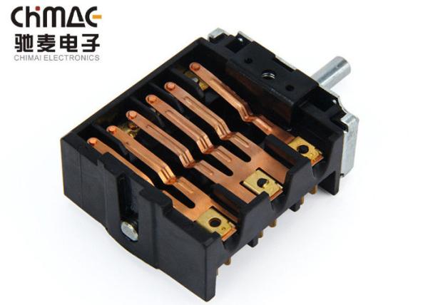 Cheap High Temperture Selector Rotary Switch , Controller Rotary Fan Switch 250V 16A for sale