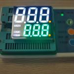 3 Digits Led 7 Segment Display Dual Line 120mcd 20mA For Instrument Panel