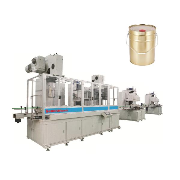 Cheap 30KW 20L Steel Drum Tin Can Making Machine Customized Color for sale