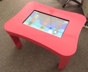 China Factory smart table 18.5 19 inch digital interactive game touchscreen table PC kiosk stand on sale