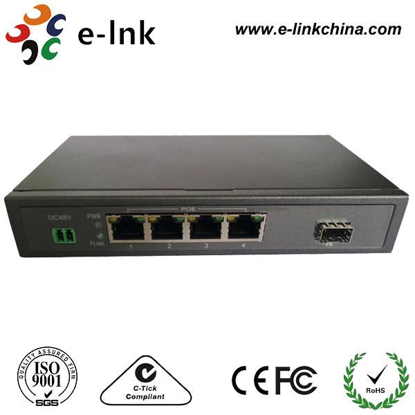 Cheap IEEE 802.3 Af Ethernet POE Switch , SFP Port Netgear Power Over Ethernet Switch for sale