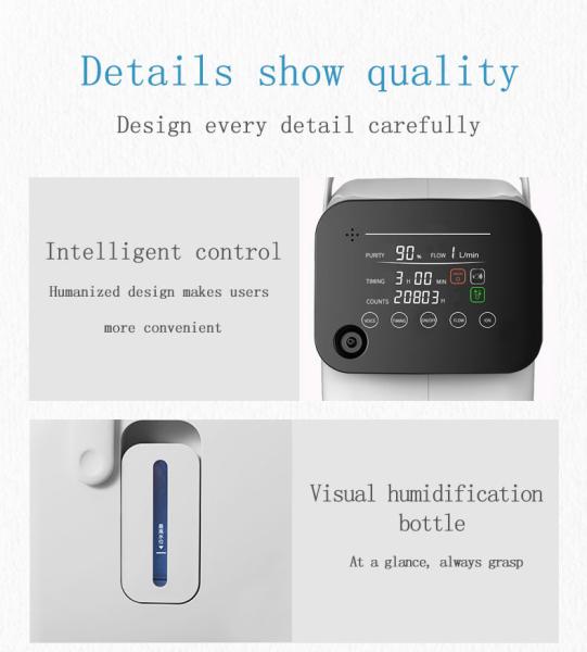 Cheap Continuous Flow Portable O2 5l Oxygen Machine Concentrators for sale