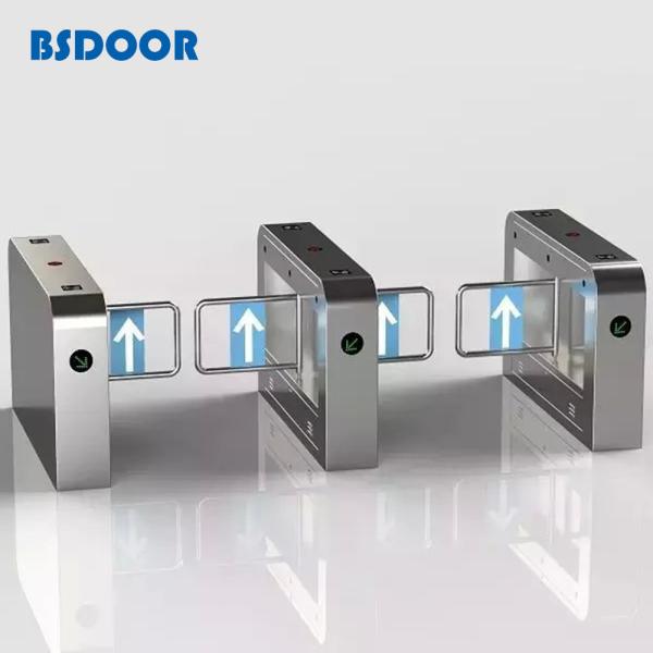 Cheap Automatic RFID Reader Swing Arm Gate Security Pedestrian Access Control for sale