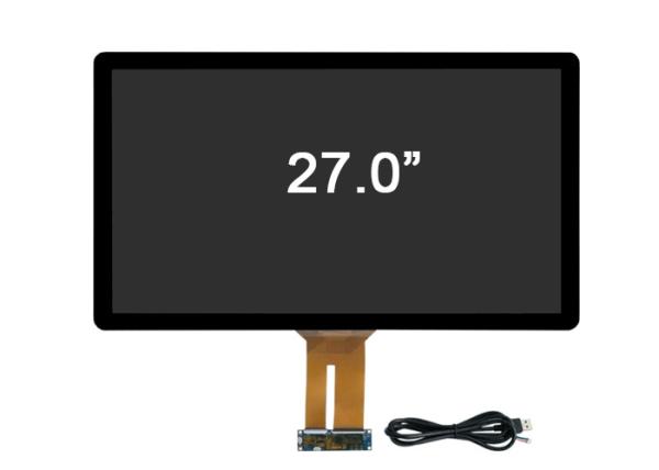 Cheap 27 Inch Projected Capacitive Touch Screen Display 16:9 PCT With ILI2312 Controller for sale