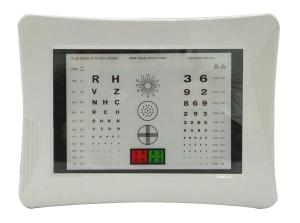 LED Lamp Eye Chart Projector , Digital Visual Acuity Chart Small Size