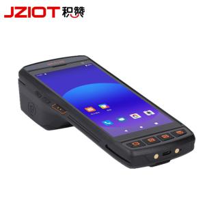 China 5.5 Inch Industrial PDA Android Mobile Handheld Scanner RFID Communication 4G Memory Capacity Thermal Printer for Barcode 4 Inch on sale