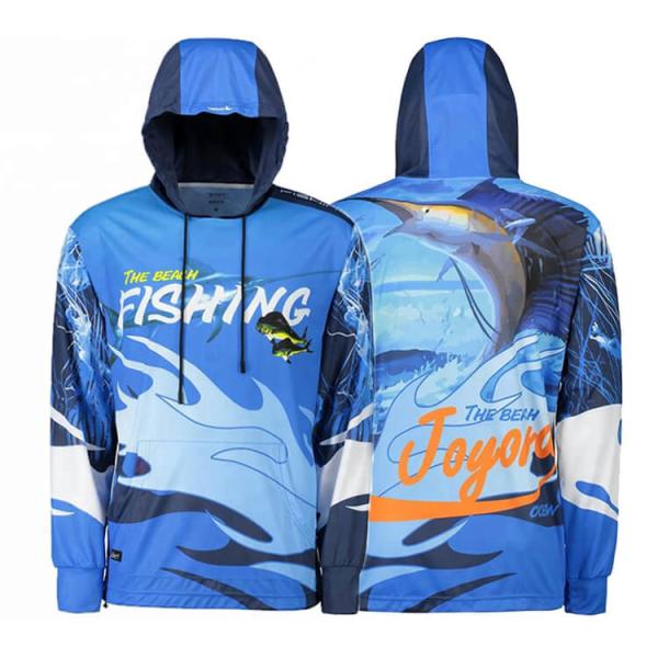 Cheap Long Sleeve Custom Fishing Jerseys Lightweighted High Elasticity Keep Warm for sale