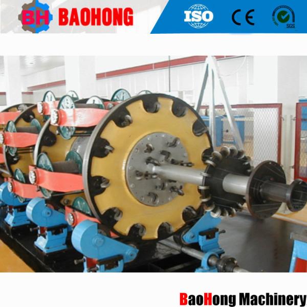 Cheap PLC Control Steel Wire Armouring Machine 100% Back Twist for sale
