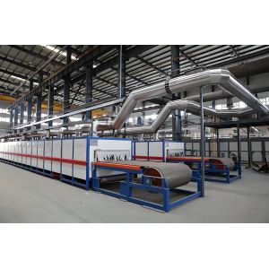 China Continuous Kiln Structure Industrial Mesh Belt Kiln Made of Stainless Steel Belt Material on sale