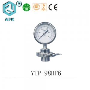 Best 1.5 Gas Boiler Pressure Gauge With Tri - Clamp Connector / Diaphragm High Accuracy wholesale