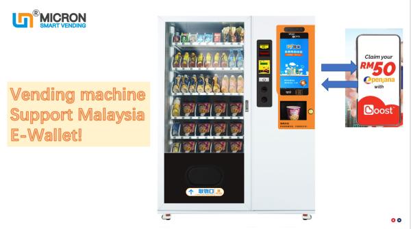 Cheap Fruit Saland Automatic Vending Machine 10 Adjustable Channels, large capacity robotic vending machine, Micron for sale