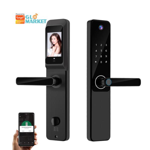 Glomarket Tuya Wifi Fingerprint Digital Password Intelligent Door Lock Remote