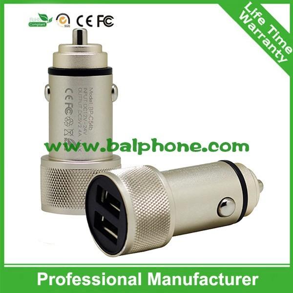 Cheap Portable 2 USB Port Multiple Mobile Phone Car Charger USB Adapter for sale