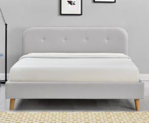 Best ODM Tufted Upholstered Queen Platform Bed Modern Simple 140x200Cm wholesale