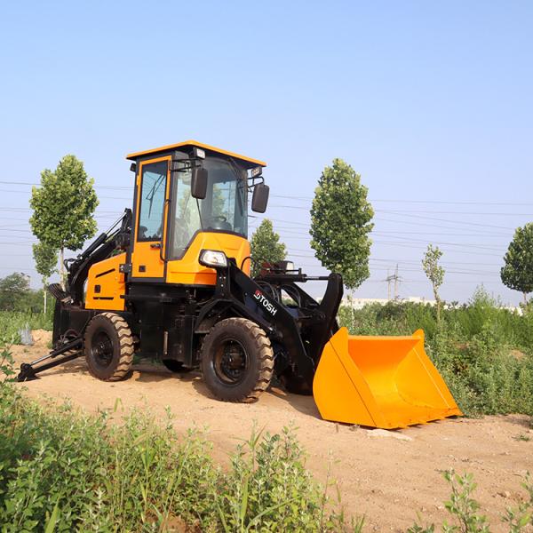 Cheap Gradeability 30° HQ-WZ-8-12 Construction Mini Loader Backhoe Loader With Backhoe for sale