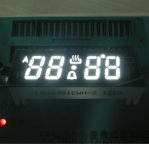 Best DIP /SMD Pin Custom LED Display , Common Cathode 7 Segment Display Pure White wholesale