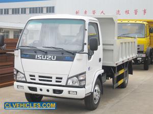 Best ISUZU 600P 130hp 8 ton dump truck heavy duty vehicle for transport wholesale