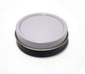 Custom Seamless Tin Pill Container with Screw Lid