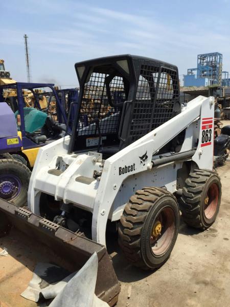Cheap Secondhand bobcat 863 wheel loader,bobcat loaders,loaders for sale