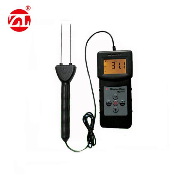 Cheap Digital Portable Cotton Moisture Meter , Automatic Temperature Compensation for sale