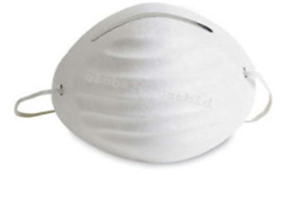Cheap Non Toxic Cone Dust Mask Low Initial Pressure With Elastic Ear Hooks for sale