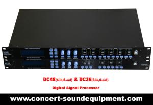 Best Concert Sound Equipment / 4 input , 8 ouput Digital Signal Processor For Line Array Speaker System wholesale