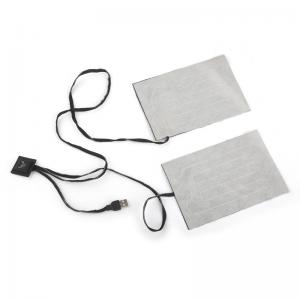 Best 7.4V 5V Battery Heated Pad For Clothing With Smart Temperature Control Switch wholesale
