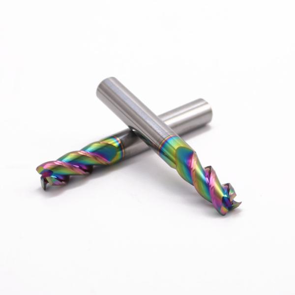 Cheap Right Hand Carbide End Milling Cutters With AlTiN Coating From Drow for sale