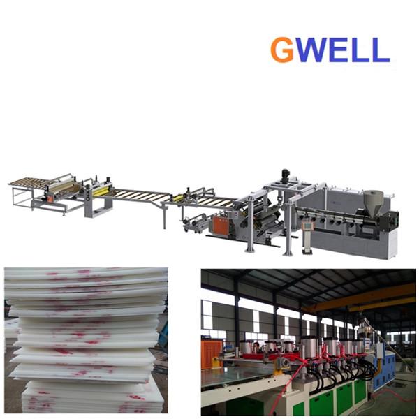 Cheap PP Thick Sheet Production Line PP Thick Board Extruder Machine Single Screw Extruder for sale