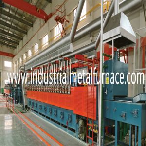 Best Chain Conveyor Stabilizing Rod Tempering Furnace Natural Gas Fired 150 Pcs/ H wholesale