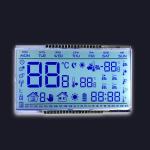 Numeric Multicolor 7 Segment LCD Display 3.3V FSTN For Thermostat