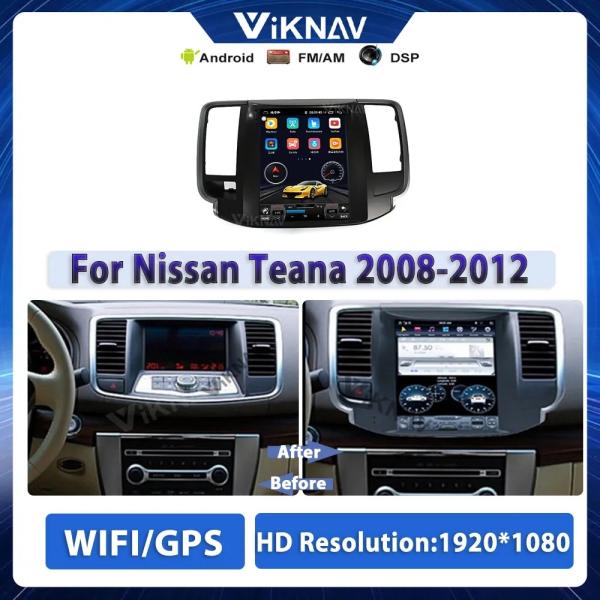 Cheap For 2008-2012 Nissan Teana 10.4 Inch Android Auto Navigation Multimedia DVD Player Android Wireless Carplay 4G BT for sale