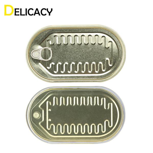 Cheap Metal Tinplate EOE Easy Open End Irregular Rectangular Shape for sale
