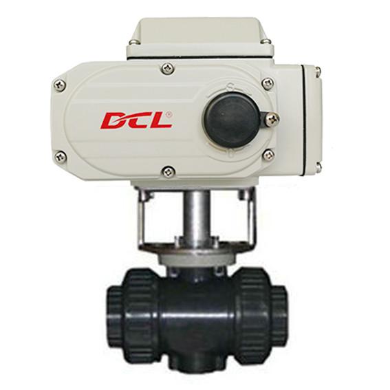 Cheap 2 Way Double True Union Motorized PVC Control Valve for sale