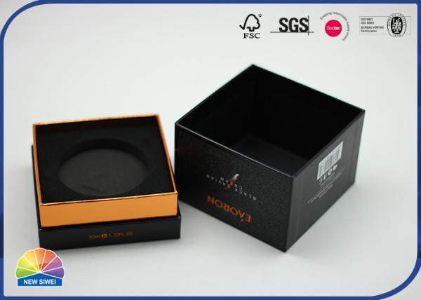 Cheap Luxury Rigid Shoulder Box Packaging Full Color Offset Printing Custom Glitter Finishing for sale