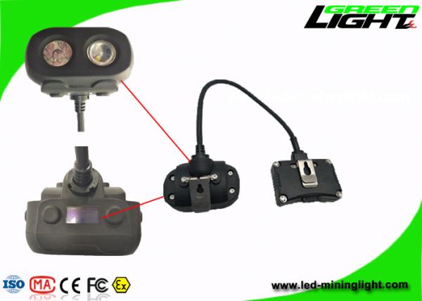 Cheap High IP Rating Rechargeable Mining Cap Lamps 15000lux With RFID Tracking Technology for sale