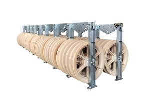 Best 1160mm Conductor Stringing Wire Rope Pulley Blocks wholesale