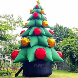 Best Outdoor Advertising Inflatable Christmas Tree Giant Xmas Tree Ornament Christmas Tree Decoration wholesale