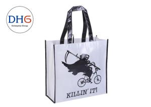 Laminated Custom Printed Non Woven Bags Daily Life Elegant Design With Logo