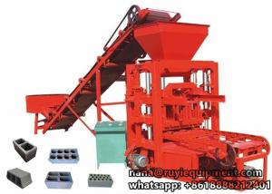 4-26 hollow cement block making machine concrete block machine