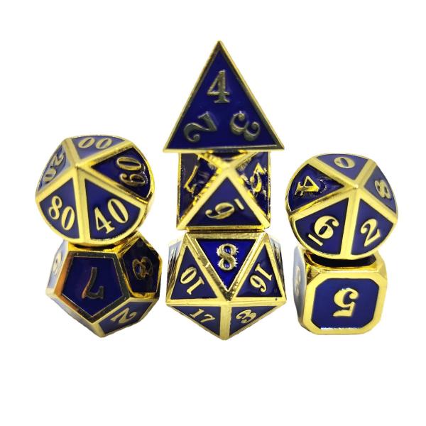 Cheap DND RPG Mini Metal Dice Running Group Game  For Board Games Multi -Face for sale